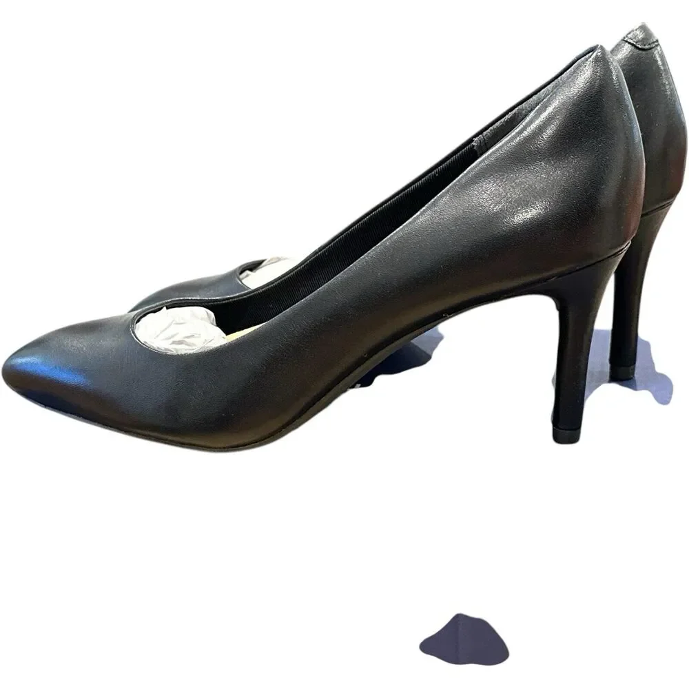 Rockport Juliet Total Motion Black Dress Pumps Pointed Toes Size 9